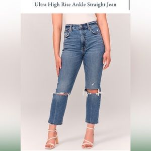 Abercrombie ultra high rise jeans